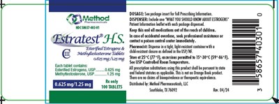 Half Strength Label (Estratest Half Strength)